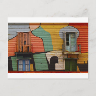 Colorful Shacks Buenes Aires Argentina Briefkaart