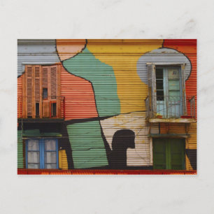 Colorful Shacks Buenes Aires Argentina Briefkaarte Briefkaart