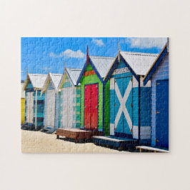 Colorful Shacks op Melbourne Beach Legpuzzel