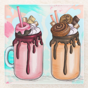Colorful Shakes Glass Onderzetter Glazen Onderzetter