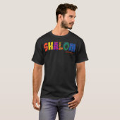 Colorful Shalom Premium T-shirt (Voorkant volledig)