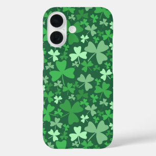 Colorful Shamrocks iPhone 16 Hoesje