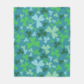 Colorful Shamrocks Fleece Deken (Voorkant)