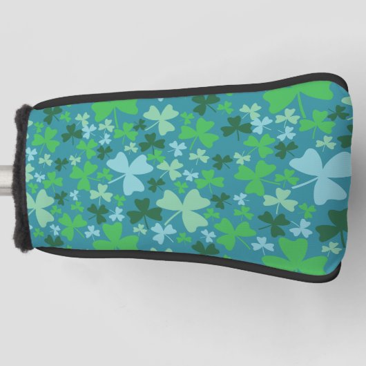 Colorful Shamrocks Golfheadcover (Voorkant)