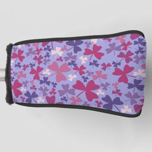 Colorful Shamrocks Golfheadcover (Voorkant)