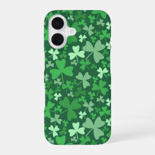 Colorful Shamrocks iPhone 16 Hoesje