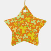 Colorful Shamrocks Keramisch Ornament (Voorkant)