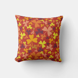 Colorful Shamrocks Kussen