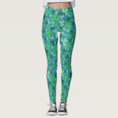 Colorful Shamrocks Leggings (Voorkant)