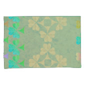 Colorful Shamrocks op grijze hoesjes Kussensloop (Voorkant-Rechts)