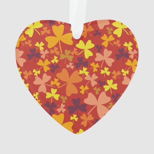 Colorful Shamrocks Ornament (achterkant)