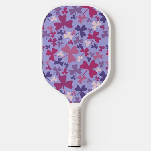 Colorful Shamrocks Pickleball Paddle (Achterkant)