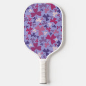Colorful Shamrocks Pickleball Paddle (Voorkant)