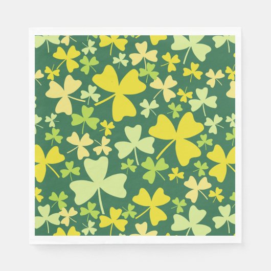 Colorful Shamrocks Servet (Voorkant)