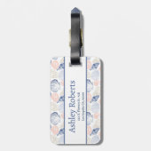 Colorful Shells Bagagelabel (Achterkant verticaal)