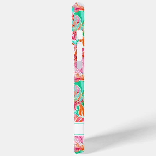 Colorful Shells Monogrammed  Case-Mate iPhone Case (Achterkant / Links)