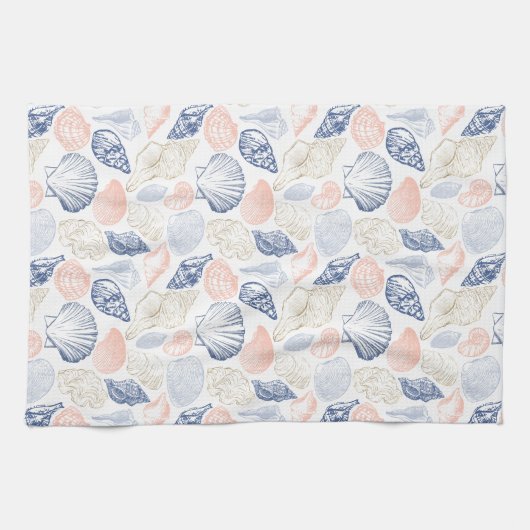 Colorful Shells Theedoek (Horizontaal)