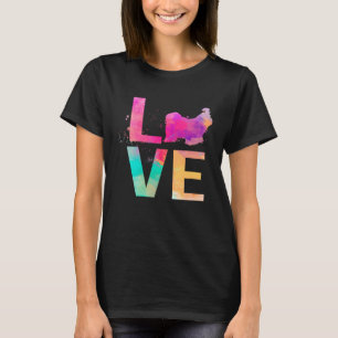 Colorful Shih Tzu Dog mama Shih Tzu T-shirt