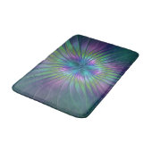 Colorful Shiny Fantasy Flower Abstract Fractal Art Badmat (Gekanteld)