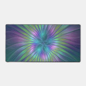 Colorful Shiny Fantasy Flower Abstract Fractal Art Bureaumat (Voorkant)