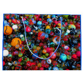 Colorful Shiny Glass Marbles Groot Cadeauzakje (Achterkant)