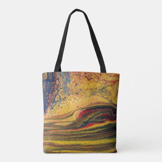 Colorful Shoulder Canvas tas (Achterkant)