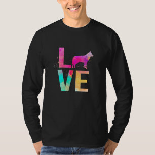 Colorful Siberian Husky Dog Mam Siberian Husky T-shirt