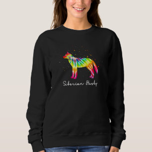 Colorful Siberian Husky Dog Mam Siberian Husky Trui
