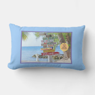 "COLORFUL SIGNS OP RUM-PUNT, GR. CAYMAN" LUMBAR P BUITENKUSSEN