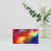 Colorful Simple Business Cards Design Template Visitekaartje (Staand voorkant)