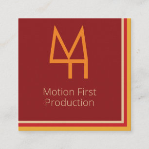 Colorful Simple Elegance Vierkante Visitekaartje