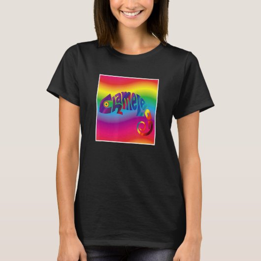 Colorful Simulated Chameleon T-shirt (Voorkant)