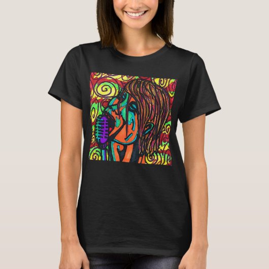 Colorful Singer T-shirt (Voorkant)