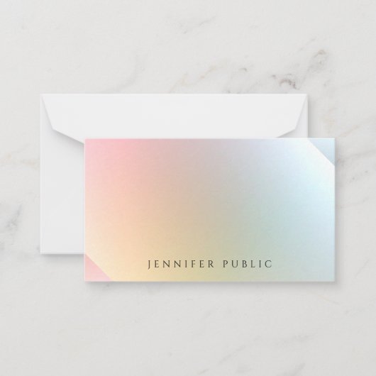 Colorful Sjabloon Elegant Modern minimalist (Voorkant)