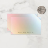 Colorful Sjabloon Elegant Modern minimalist (Voorkant / Achterkant in situ)