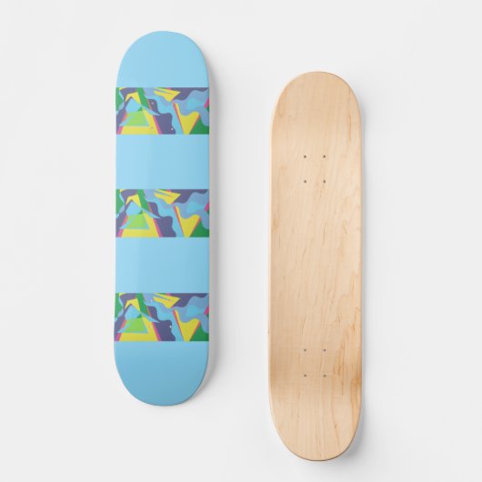 Colorful Skateboard Deck (Voorkant)