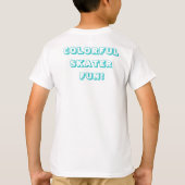 COLORFUL SKATER FUN! T-SHIRT (Achterkant)