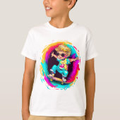 COLORFUL SKATER FUN! T-SHIRT (Voorkant)