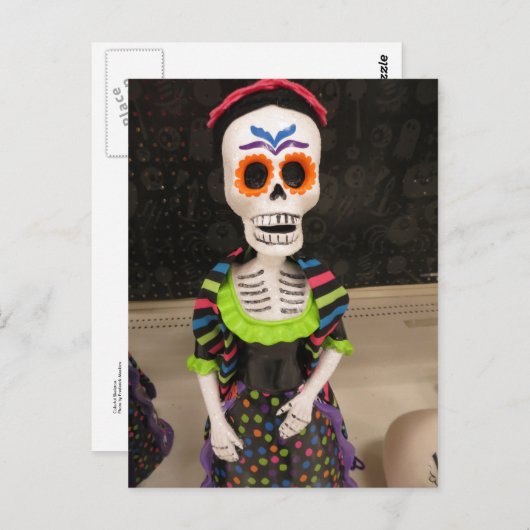 Colorful Skeleton Briefkaart (Voorkant / Achterkant)