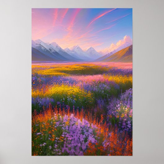 Colorful Skies Poster (Voorkant)