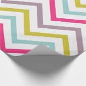 Colorful Skinny Chevron Pattern-pakpapier Cadeaupapier (Hoek)