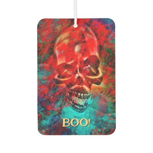 Colorful skull. Boo! Luchtverfrisser (Voorkant)