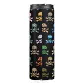 Colorful Skull & Crossbones Thermosbeker (Achterkant)