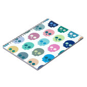 Colorful Skull Cute Pattern Notitieboek (Linkerzijde)