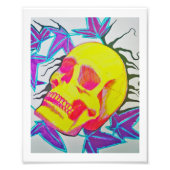 Colorful Skull Foto Afdruk (Voorkant)