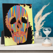 Colorful Skull Fotoplaat (Zijkant)
