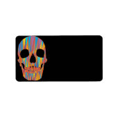 Colorful Skull-label Etiket (Voorkant)
