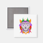Colorful Skull Magneet (Voorkant / Achterkant)