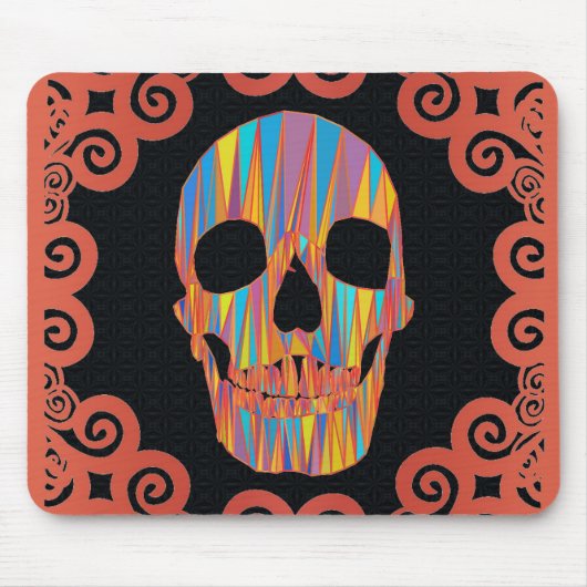 Colorful Skull Muismat (Voorkant)