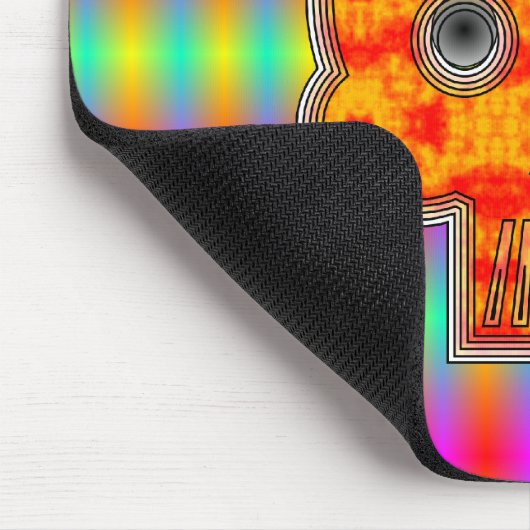 Colorful Skull Muismat (Hoek)